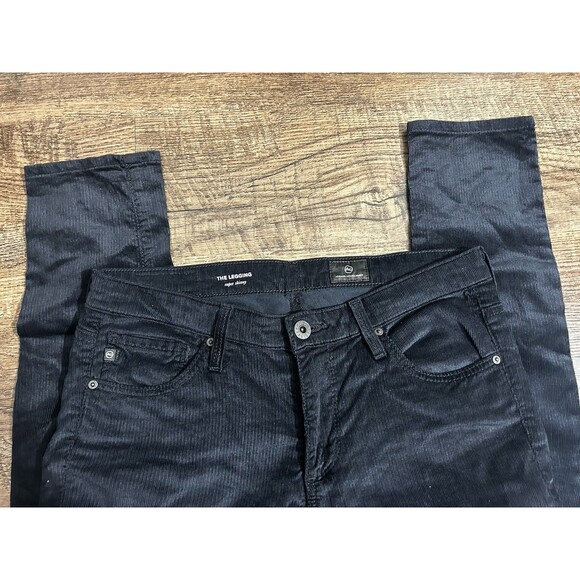 AG Adriano Goldschmied The Legging Super Skinny Ankle Jeans Women's 26R Corduroy - Picture 6 of 9